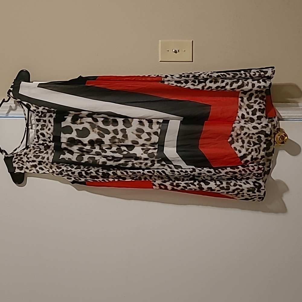 Calvin Klein animal print tank dress